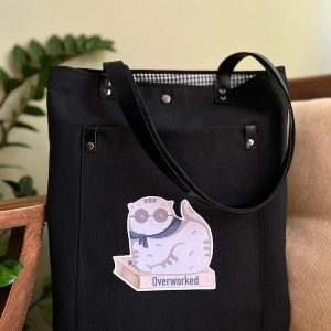 توتبگ کتان overworked